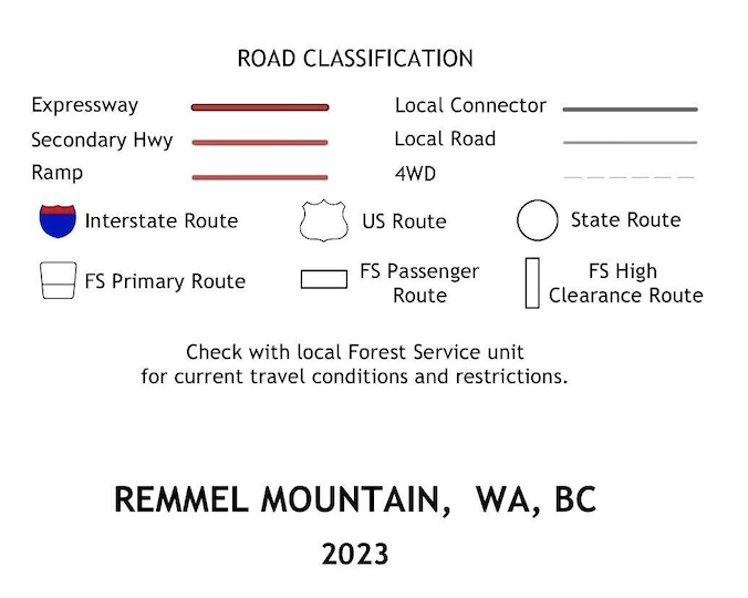 trail map legend